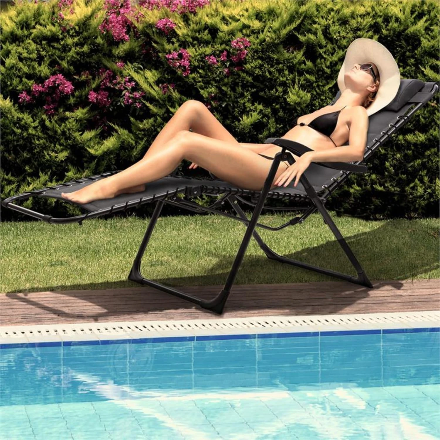 California Dreaming Sonnenliege, Polsterung, Stahlrahmen, grau California Dreaming Sonnenliege, Polsterung, Stahlrahmen, Grau -Deutschland Klarstein Verkaufs-Shop 10033475 yy 0003 logo Blumfeldt California Dreaming Sonnenliege grau