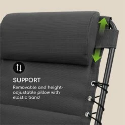 California Dreaming Sonnenliege, Polsterung, Stahlrahmen, Grau 6 California Dreaming Sonnenliege, Polsterung, Stahlrahmen, Grau -Deutschland Klarstein Verkaufs-Shop 10033475 yy 0007 logo Blumfeldt California Dreaming Sonnenliege grau