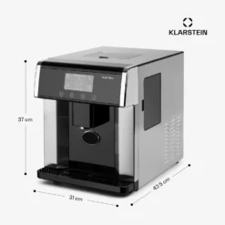 Eiszeit Eiswürfelmaschine Edelstahl 3 Eiswürfelgrößen Silber 6 Eiszeit Eiswürfelmaschine Edelstahl 3 Eiswürfelgrößen Silber -Deutschland Klarstein Verkaufs-Shop 10033478 yy 0011 dimensions