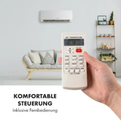 Windwaker Split-Klimaanlage 9.000 BTU/2,7 KW Luftdurchsatz 600m³/h -Deutschland Klarstein Verkaufs-Shop 10033482 de 0008 logo