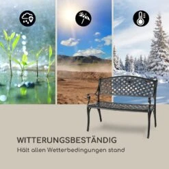 Pozzilli BL Gartenbank Aluminiumguss Witterungsbeständig Schwarz 3 Pozzilli BL Gartenbank Aluminiumguss Witterungsbeständig Schwarz -Deutschland Klarstein Verkaufs-Shop 10033486 de 0004 logo