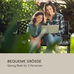 Pozzilli BL Gartenbank Aluminiumguss Witterungsbeständig Schwarz 4 Pozzilli BL Gartenbank Aluminiumguss Witterungsbeständig Schwarz -Deutschland Klarstein Verkaufs-Shop 10033486 de 0005 logo