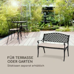 Pozzilli BL Gartenbank Aluminiumguss Witterungsbeständig Schwarz 5 Pozzilli BL Gartenbank Aluminiumguss Witterungsbeständig Schwarz -Deutschland Klarstein Verkaufs-Shop 10033486 de 0006 logo