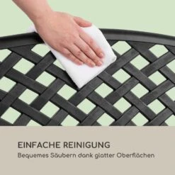 Pozzilli BL Gartenbank Aluminiumguss Witterungsbeständig Schwarz 6 Pozzilli BL Gartenbank Aluminiumguss Witterungsbeständig Schwarz -Deutschland Klarstein Verkaufs-Shop 10033486 de 0007 logo