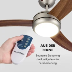 El Paso 2-in-1 Ventilator & Deckenlampe Ø132 Cm 10.344 M³/h 49 DB -Deutschland Klarstein Verkaufs-Shop 10033494 de 0003 logo