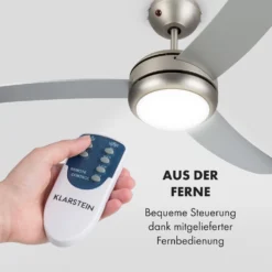 El Paso Deckenventilator & Lampe Ø 132 Cm 10.344 M³/h 180 U/min 49 DB -Deutschland Klarstein Verkaufs-Shop 10033495 de 0003 logo