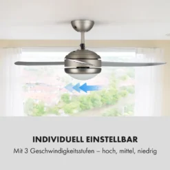 El Paso Deckenventilator & Lampe Ø 132 Cm 10.344 M³/h 180 U/min 49 DB -Deutschland Klarstein Verkaufs-Shop 10033495 de 0005 logo
