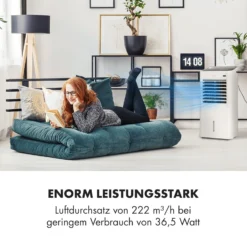 IceWind 4-in-1 Luftkühler Luftdurchsatz: 222 M³/h 36,5 Watt -Deutschland Klarstein Verkaufs-Shop 10033496 de 0004 logo