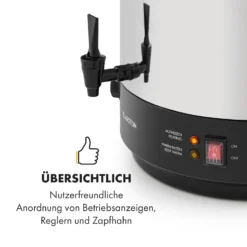 KonfiStar 40 Einkochautomat Getränkespender 2500W 40L Edelstahl -Deutschland Klarstein Verkaufs-Shop 10033524 de 0006 logo