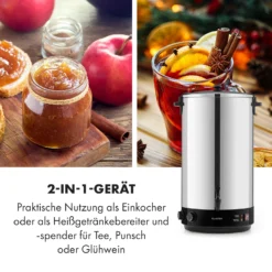KonfiStar 60 Einkochautomat Getränkespender 2500W 60L 110°C 120min -Deutschland Klarstein Verkaufs-Shop 10033526 de 0007 logo