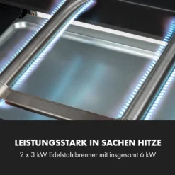 Gazooka 2.0T Gas BBQ Grill 2x3kW Brenner Edelstahl -Deutschland Klarstein Verkaufs-Shop 10033532 de 0004 logo