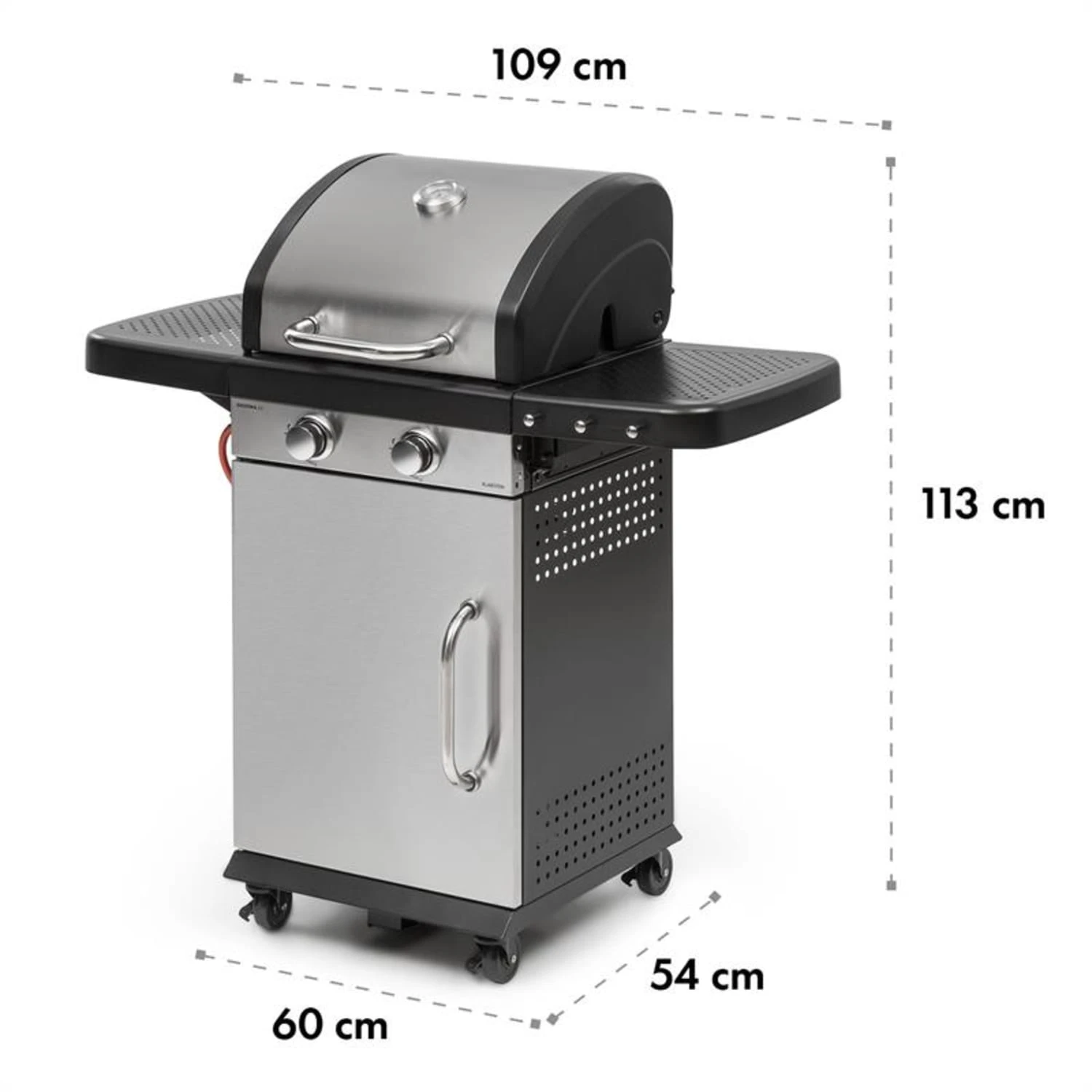 Gazooka 2.0T Gas BBQ Grill 2x3kW Brenner Edelstahl -Deutschland Klarstein Verkaufs-Shop 10033532 yy 0011 logo Klarstein Gazooka 2 0T Gas BBQ Grill 2 Brenner