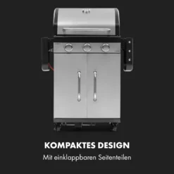 Gazooka 3.0T BBQ Grill 3x3kW Brenner 4 Rollen Edelstahl 2 Gazooka 3.0T BBQ Grill 3x3kW Brenner 4 Rollen Edelstahl -Deutschland Klarstein Verkaufs-Shop 10033533 de 0003 logo