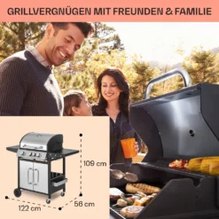Tomahawk 3.1 S Gasgrill 3x3,6kW Brenner+2,7 KW 60x45cm Grill Edelstahl 5 Tomahawk 3.1 S Gasgrill 3x3,6kW Brenner+2,7 KW 60x45cm Grill Edelstahl -Deutschland Klarstein Verkaufs-Shop 10033567 de 0006 usp