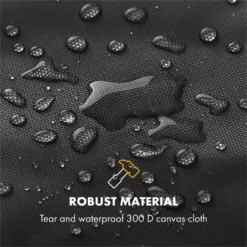 Tomahawk 3.1 S Wetterschutzhaube 300D Canvas 30/70% PE/PVC Schwarz -Deutschland Klarstein Verkaufs-Shop 10033569 yy 0003 logo Klarstein Tomahawk S Wetterschutzhaube schwarz