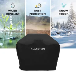 Tomahawk 3.1 S Wetterschutzhaube 300D Canvas 30/70% PE/PVC Schwarz -Deutschland Klarstein Verkaufs-Shop 10033569 yy 0005 logo Klarstein Tomahawk S Wetterschutzhaube schwarz