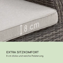 Comfort Siesta Sessel Verstellbare Rückenlehne Dunkelgrau -Deutschland Klarstein Verkaufs-Shop 10033586 de 0006 logo