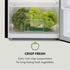 Feldberg Kühlschrank A+ 90 Liter MirageCool Concept Holzdesign Schwarz -Deutschland Klarstein Verkaufs-Shop 10033594 uk 0004 logo Klarstein Feldberg Kuehlschrank Holzdesign schwarz