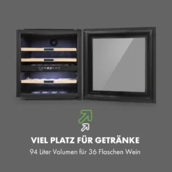 Vinsider 36 Weinkühlschrank 2 Kühlzonen 5-22°C 85l Edelstahl 3 Vinsider 36 Weinkühlschrank 2 Kühlzonen 5-22°C 85l Edelstahl -Deutschland Klarstein Verkaufs-Shop 10033682 de 0004 logo
