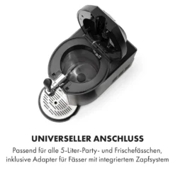 Beerkules Bierzapfanlage 5l Fässer Kompressor 120W Cooling: 4h -Deutschland Klarstein Verkaufs-Shop 10033689 de 0005 logo