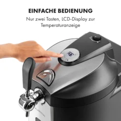 Beerkules Bierzapfanlage 5l Fässer Kompressor 120W Cooling: 4h -Deutschland Klarstein Verkaufs-Shop 10033689 de 0007 logo