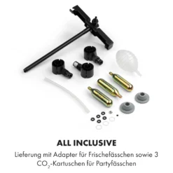 Beerkules Bierzapfanlage 5l Fässer Kompressor 120W Cooling: 4h -Deutschland Klarstein Verkaufs-Shop 10033689 de 0009 logo