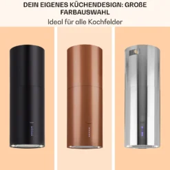 Beretta Inselabzugshaube Ø35cm Ab-/Umluft 650m³/h LED Edelstahl -Deutschland Klarstein Verkaufs-Shop 10033719 de 0007 usp