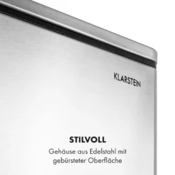 Grandmaster Trash Treteimer 54l / 3x18L Geräuschlos PP Edelstahl -Deutschland Klarstein Verkaufs-Shop 10033726 de 0004 logo