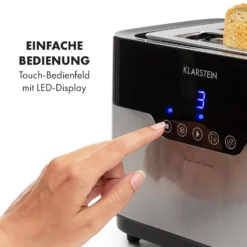 Arabica Toaster 920W LED-Display Touch-Bedienfeld Edelstahl 2 Arabica Toaster 920W LED-Display Touch-Bedienfeld Edelstahl -Deutschland Klarstein Verkaufs-Shop 10033728 de 0003 logo