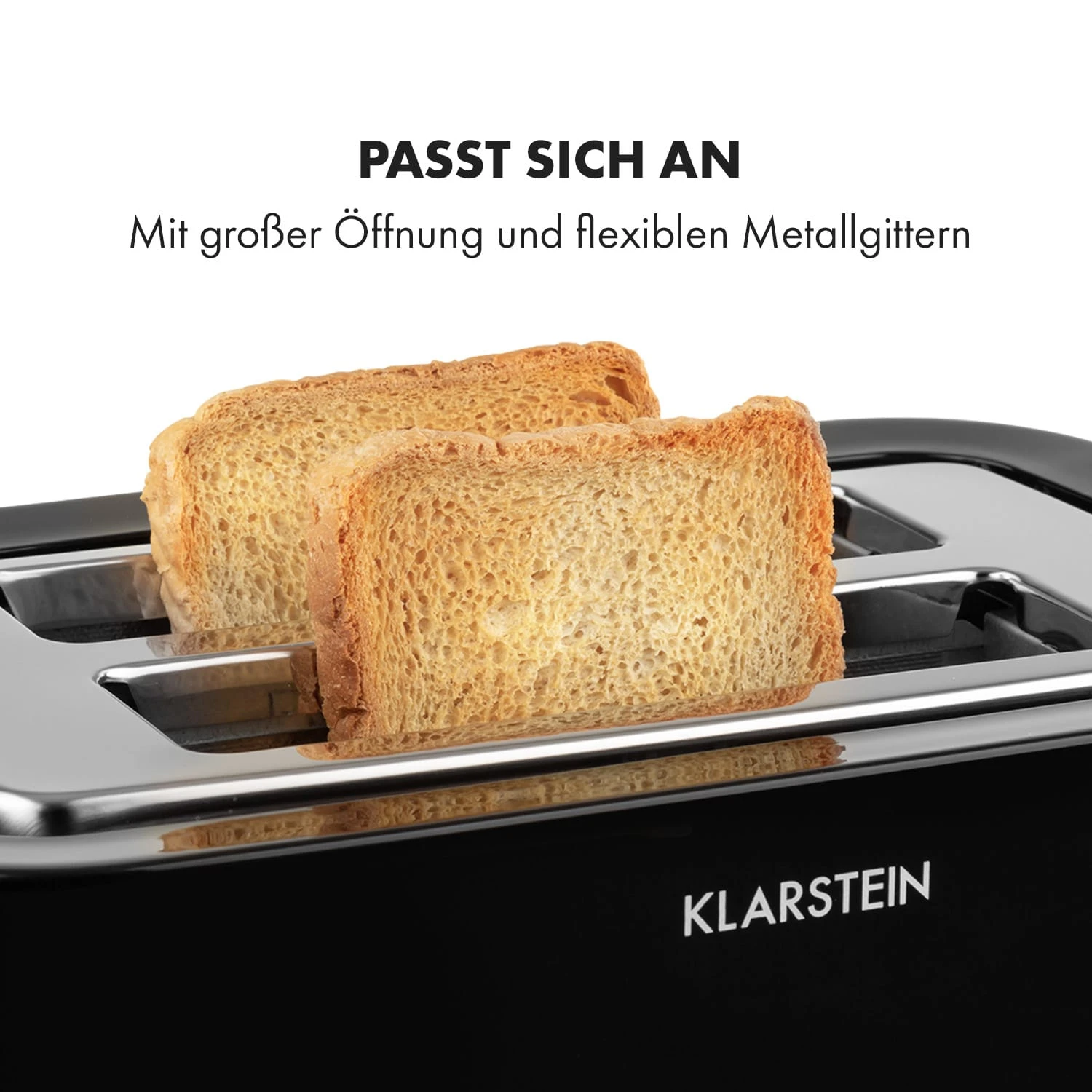 Arabica Toaster 920W LED-Display Touch-Bedienfeld Edelstahl Arabica Toaster 920W LED-Display Touch-Bedienfeld Edelstahl -Deutschland Klarstein Verkaufs-Shop 10033728 de 0007 logo