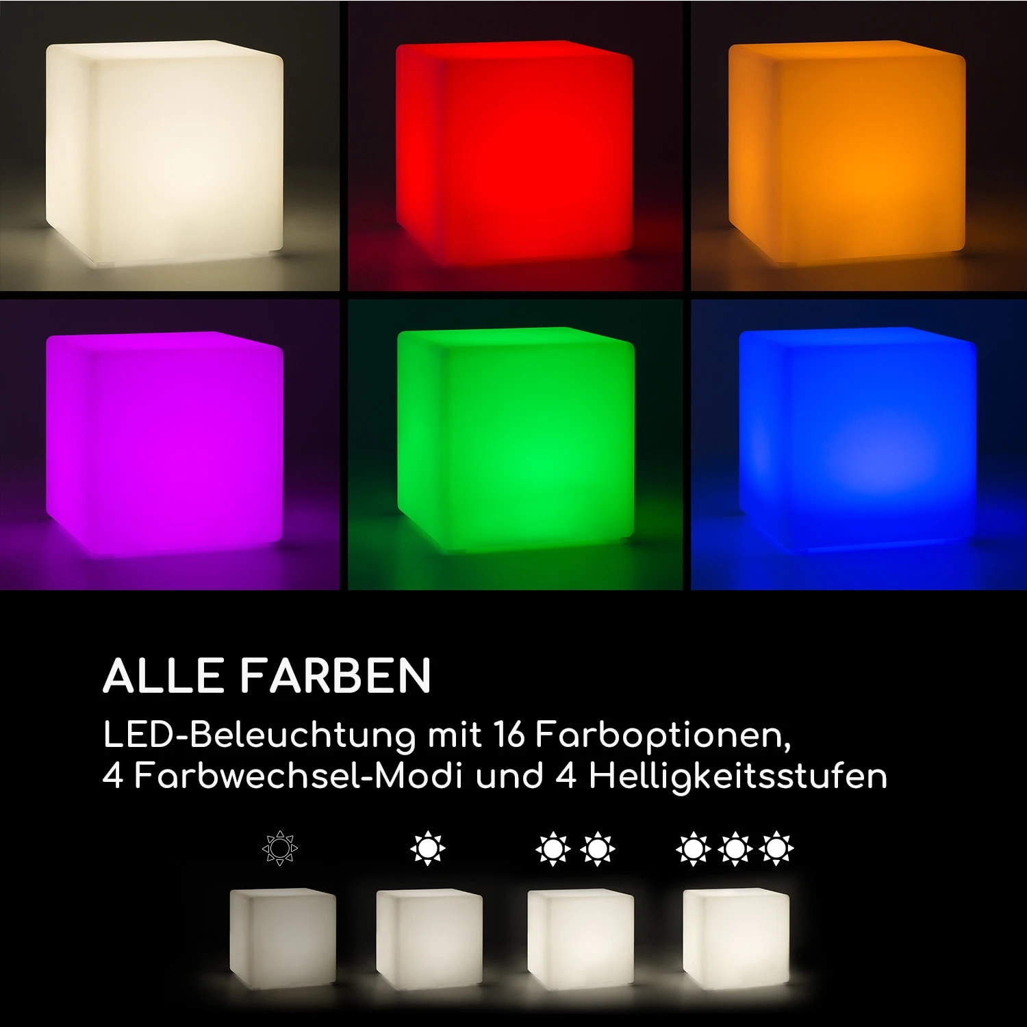 Shinecube XL Leuchtwürfel 40x40x40cm 16 Farben-LED 4 Licht-Modi weiß Shinecube XL Leuchtwürfel 40x40x40cm 16 Farben-LED 4 Licht-Modi Weiß -Deutschland Klarstein Verkaufs-Shop 10033732 de 0002 logo