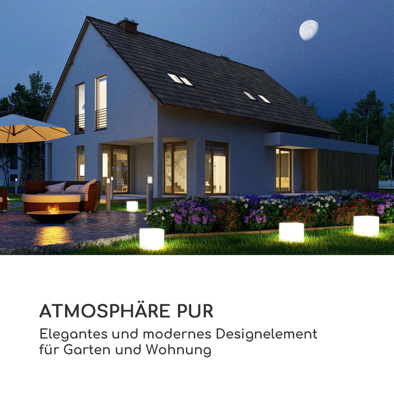 Shinecube XL Leuchtwürfel 40x40x40cm 16 Farben-LED 4 Licht-Modi weiß Shinecube XL Leuchtwürfel 40x40x40cm 16 Farben-LED 4 Licht-Modi Weiß -Deutschland Klarstein Verkaufs-Shop 10033732 de 0003 logo
