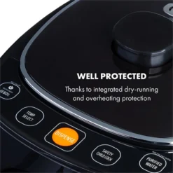 Hot Spring Plus Heißwasserspender 5l Edelstahl-Wassertank 45-95 °C 2 Hot Spring Plus Heißwasserspender 5l Edelstahl-Wassertank 45-95 °C -Deutschland Klarstein Verkaufs-Shop 10033753 yy 0003 logo Klarstein Hot Spring Heisswasserspender schwarz