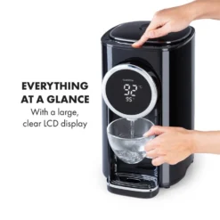 Hot Spring Plus Heißwasserspender 5l Edelstahl-Wassertank 45-95 °C 3 Hot Spring Plus Heißwasserspender 5l Edelstahl-Wassertank 45-95 °C -Deutschland Klarstein Verkaufs-Shop 10033753 yy 0004 logo Klarstein Hot Spring Heisswasserspender schwarz