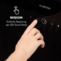Laurel 90 Dunstabzugshaube 90cm Abluft: 350 M³/h LED Touch Schwarz -Deutschland Klarstein Verkaufs-Shop 10033768 de 0003 logo