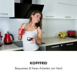 Laurel 90 Dunstabzugshaube 90cm Abluft: 350 M³/h LED Touch Schwarz -Deutschland Klarstein Verkaufs-Shop 10033768 de 0005 logo