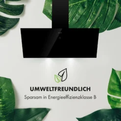 Laurel 90 Dunstabzugshaube 90cm Abluft: 350 M³/h LED Touch Schwarz -Deutschland Klarstein Verkaufs-Shop 10033768 de 0008 logo