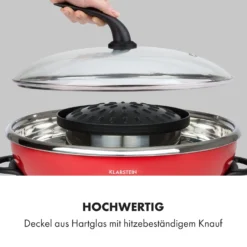 Szechuan Hot Pot Und Grillplatte 5l Vol. 1350 W, 600 W Rot -Deutschland Klarstein Verkaufs-Shop 10033779 de 0006 logo