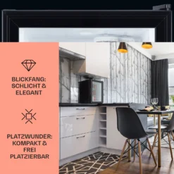 Brooklyn 42 Mini-Kühlschrank Glastür LED Ablage -Deutschland Klarstein Verkaufs-Shop 10033821 DE 0003 usp