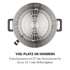 Lady Marmalade Einkochautomat Getränkespender 27L 100°C 12h Edelstahl -Deutschland Klarstein Verkaufs-Shop 10033825 de 0008 logo