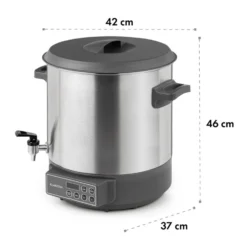 Lady Marmalade Einkochautomat Getränkespender 27L 100°C 12h Edelstahl -Deutschland Klarstein Verkaufs-Shop 10033825 yy 0010 logo Klarstein Lady Marmalade Einkochautomat