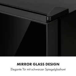 Frosty Mini-Kühlschrank EEC A Spiegelglastür 10 Liter Schwarz -Deutschland Klarstein Verkaufs-Shop 10033836 de 0003 logo