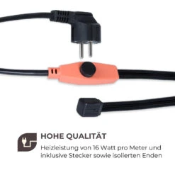 Flow Wire Frostschutzkabel 18m Mit Thermostat IP68 -Deutschland Klarstein Verkaufs-Shop 10033903 de 0004 logo