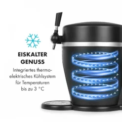 Tap2Go Mobile 2-in1 Bierzapfanlage Mit Getränkekühler 5l/13l Schwarz -Deutschland Klarstein Verkaufs-Shop 10034006 de 0005 logo