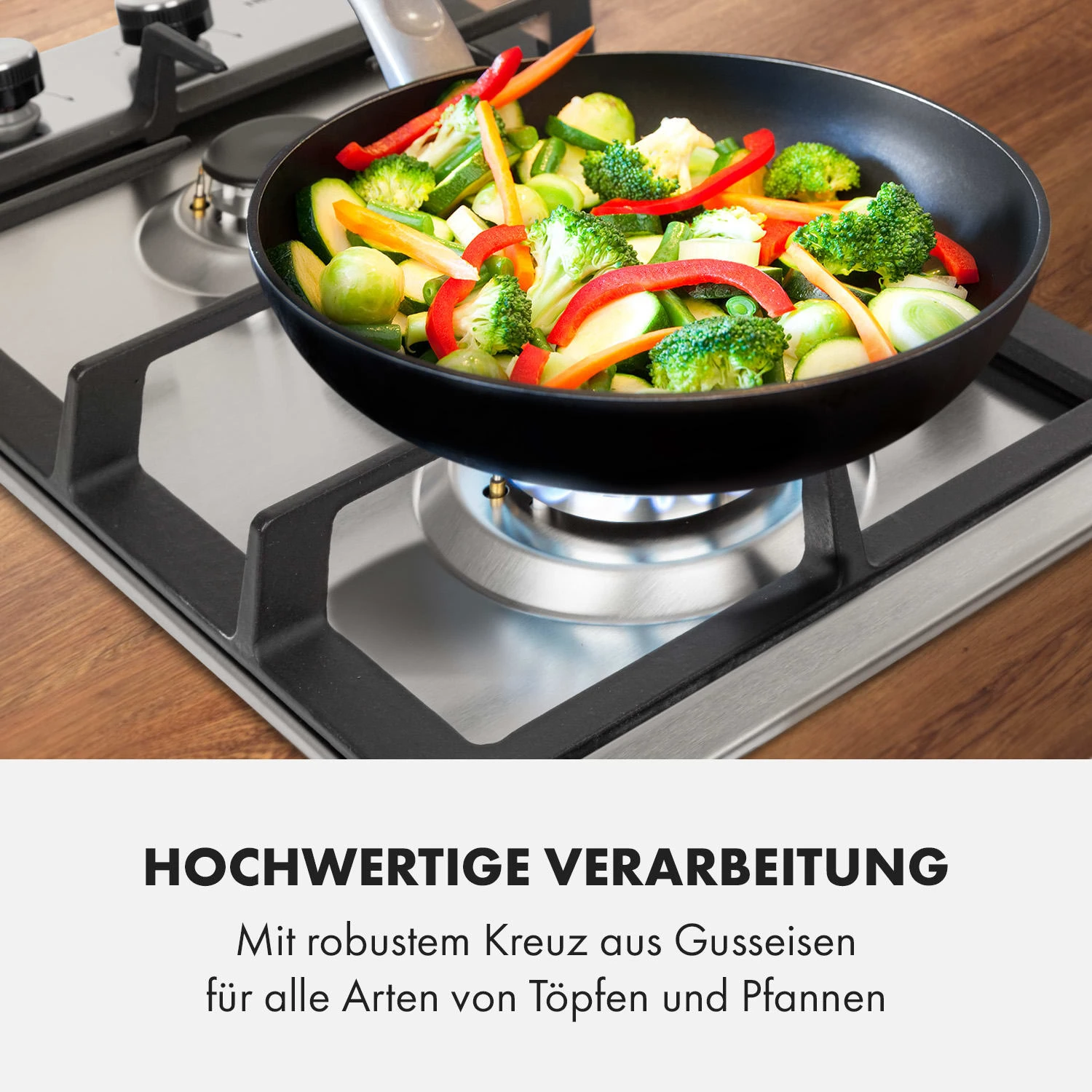 Ignito Domino Gaskochfeld 2-flammig Sabaf-Brenner Edelstahl silber Ignito Domino Gaskochfeld 2-flammig Sabaf-Brenner Edelstahl Silber -Deutschland Klarstein Verkaufs-Shop 10034108 de 0007 logo