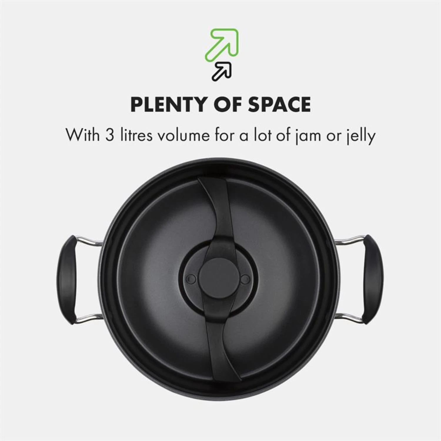 Jam Session Marmeladen- und Geleekocher 1000W 2 Automatikprogramme Jam Session Marmeladen- Und Geleekocher 1000W 2 Automatikprogramme -Deutschland Klarstein Verkaufs-Shop 10034109 yy 0007 logo Klarstein Jam Session Marmeladen und Geleekocher