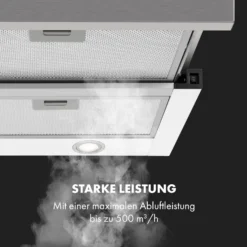 Mariana 90 Flachschirmhaube 500 M³/h Abluft LED Weiß 2 Mariana 90 Flachschirmhaube 500 M³/h Abluft LED Weiß -Deutschland Klarstein Verkaufs-Shop 10034116 de 0003 logo