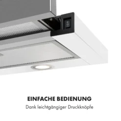 Mariana 90 Flachschirmhaube 500 M³/h Abluft LED Weiß 3 Mariana 90 Flachschirmhaube 500 M³/h Abluft LED Weiß -Deutschland Klarstein Verkaufs-Shop 10034116 de 0004 logo