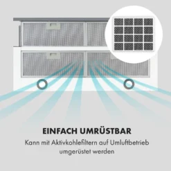 Mariana 90 Flachschirmhaube 500 M³/h Abluft LED Weiß 5 Mariana 90 Flachschirmhaube 500 M³/h Abluft LED Weiß -Deutschland Klarstein Verkaufs-Shop 10034116 de 0006 logo