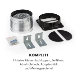 Mariana 90 Flachschirmhaube 500 M³/h Abluft LED Weiß 7 Mariana 90 Flachschirmhaube 500 M³/h Abluft LED Weiß -Deutschland Klarstein Verkaufs-Shop 10034116 de 0008 logo